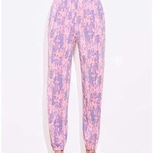 SUNDRY Pink Python High Waisted Sweatpants/Joggers Size X-Small (0-2) - VGUC!